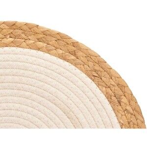 Dessous de plat Kinvara TS23885-W TS23885-W Blanc Marron Coton Algu...