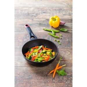 Pfanne Pyrex Schwarz Rot Aluminium |  Pfannen und Töpfe   | Chef Up