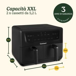Heißluftfritteuse Cuisinart Schwarz 2400 W |  Fritteusen   | Chef Up