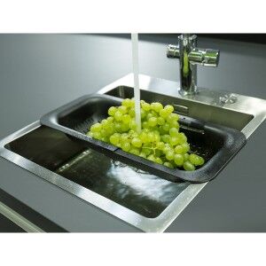 Extendable Dish Drainer for Sink Wenko Sievo 55012100 Black |  Othe...