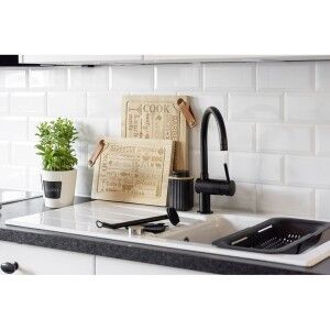Extendable Dish Drainer for Sink Wenko Sievo 55012100 Black |  Othe...