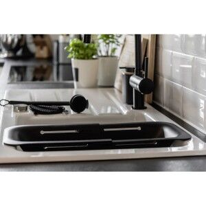 Extendable Dish Drainer for Sink Wenko Sievo 55012100 Black |  Othe...