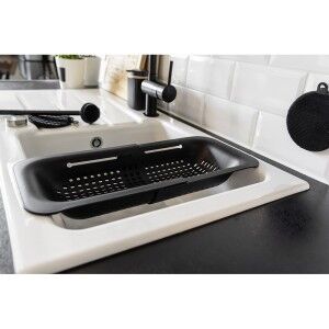 Extendable Dish Drainer for Sink Wenko Sievo 55012100 Black |  Othe...