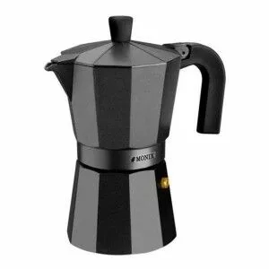 Italian Coffee Pot Monix Braisogona_M640003 Black Aluminium 3 Cups ...