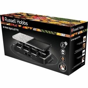 Griddle Plate Russell Hobbs Raclette Black |  Grills and griddles  ...