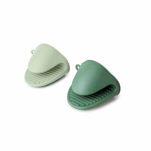 Backofenhandschuh Ibili grün Silikon 8,5 cm (2 Stück) |  Küchentext...