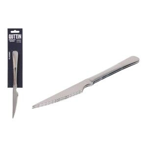 Steakmesser-Set Quttin Classic Silberfarben Edelstahl 21,5 x 1,9 cm...