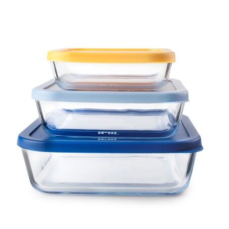 Set of 3 lunch boxes Ibili |  Lunch boxes, food containers and sala...