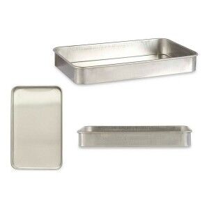 Backofenform Kinvara Silberfarben Silber Aluminium 32 x 7 x 51,5 cm...