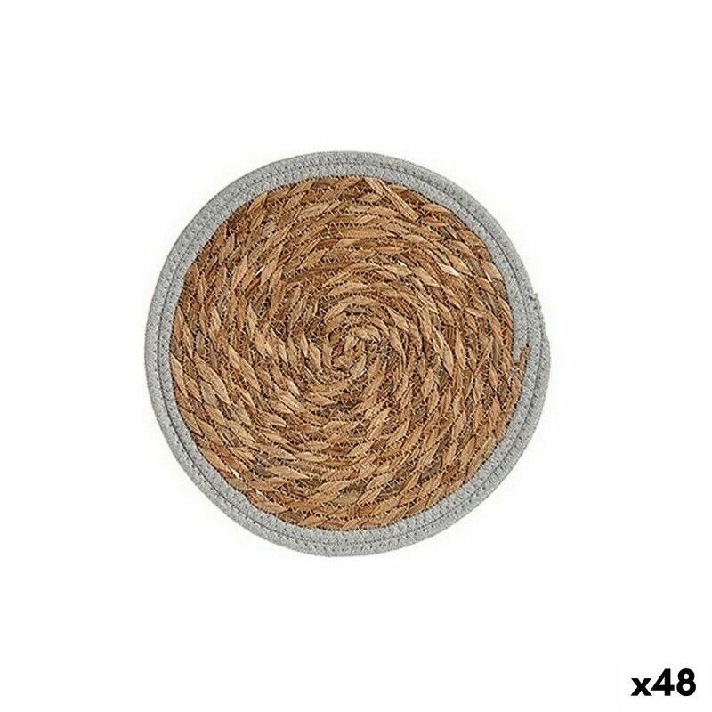Dessous de plat Gift Decor Gris Naturel Fibre naturelle Ø 30 cm 30 ...