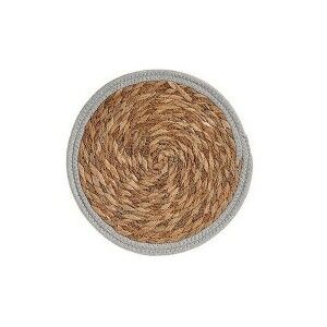 Dessous de plat Gift Decor 89717 89717 Gris Naturel Fibre naturelle...