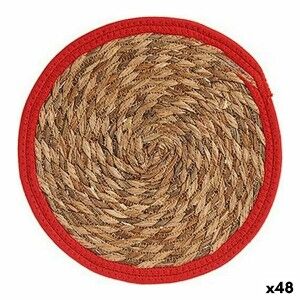 Dessous de plat Gift Decor 89718 89718 Rouge Naturel Fibre naturell...