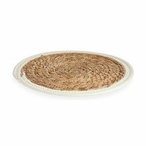 Dessous de plat Gift Decor 89715 89715 Blanc Naturel Fibre naturell...