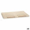 Snack tray Gift Decor Brown Wood 40 x 2 x 60 cm (12 Units) |  Plate...