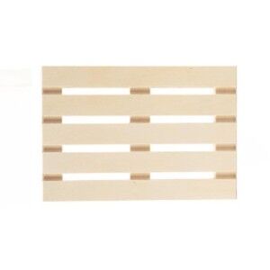 Snack tray Gift Decor Brown Wood 40 x 2 x 60 cm (12 Units) |  Plate...