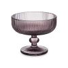 Ice Cream and Milk Shake Glass Vivalto Grey Pink Glass 310 ml Strip...