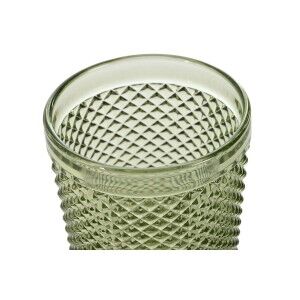 Set de Verres DKD Home Decor Vert Verre Avec relief 240 ml (6 Unité...