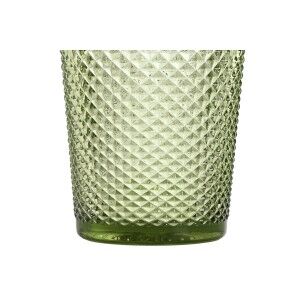 Set de Verres DKD Home Decor Vert Verre Avec relief 240 ml (6 Unité...