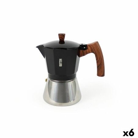 Italian Coffee Pot Quttin Black 0,3 L (6 Units) |  Coffee Makers an...