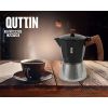 Italian Coffee Pot Quttin Black 0,3 L (6 Units) |  Coffee Makers an...