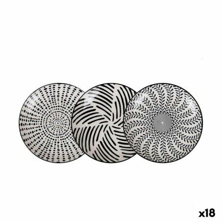 Plat à Gratin Alfares Nomi 20,3 x 2,5 cm Noir (18 Unités) |  Assiet...