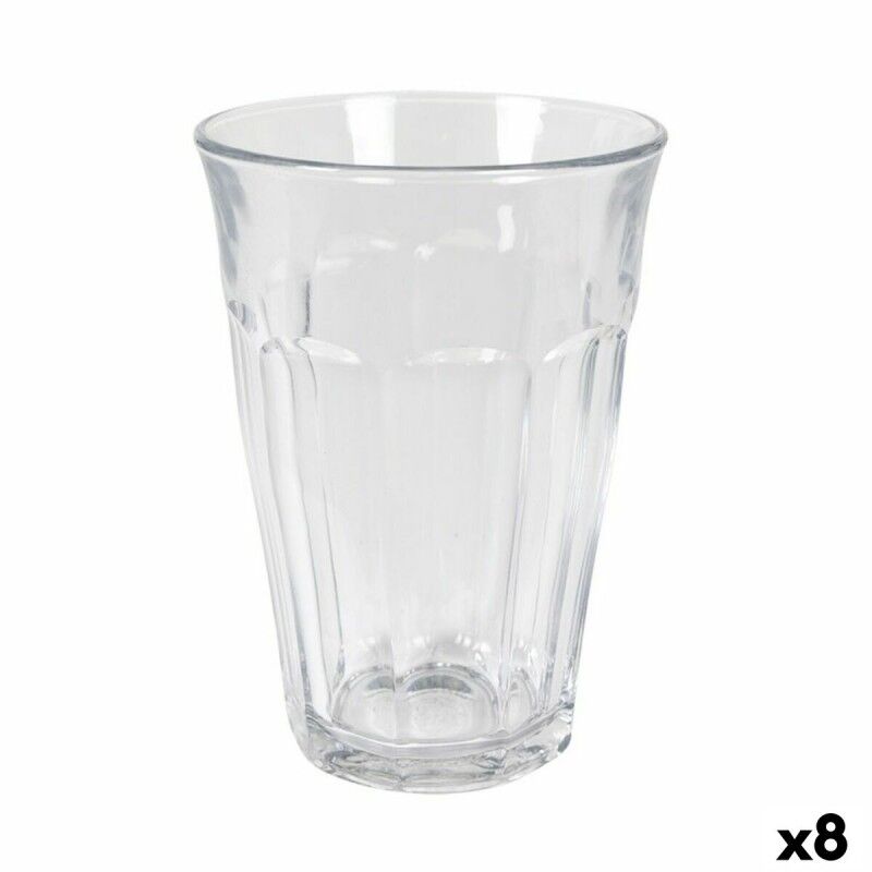 Set de Verres Duralex Picardie Transparent 4 Pièces 360 ml (8 Unité...