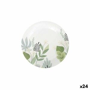 Service de vaisselle Algon Produits à usage unique Carton Floral 12...