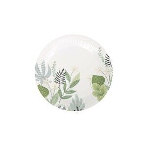 Service de vaisselle Algon Produits à usage unique Carton Floral 12...