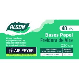 Papier pour friteuse à air Inde 20 cm (24 Unités)