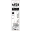 Dessert spoon set Quttin MOMA Black 14,2 x 3,2 cm 6 Pieces (12 Unit...