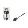 Coffee Spoon Quttin MOMA Black 3 Pieces 12 Units |  Knives and cutl...