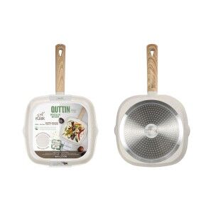 Poêle à Grilller Quttin ECOOK Blanc (6 Unités) |  Poêles et cassero...