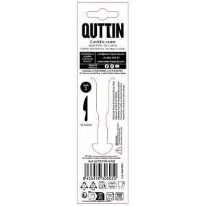 Couteau dentelé Quttin MOMA 22,6 x 2 cm 2 Pièces (12 Unités) |  Cou...