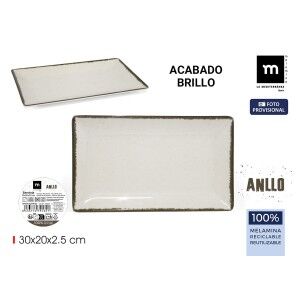 Tray La Mediterránea 30 x 20 x 2,5 cm (12 Units)