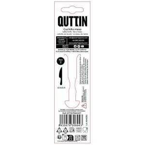 Table knife Quttin MOMA 22,5 x 2 cm 2 Pieces (12 Units) |  Knives a...