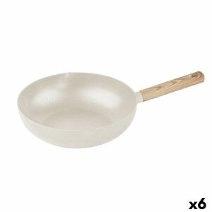 Wok Pfanne Quttin ECOOK Weiß 28 x 8 cm 2,8 mm (6 Stück) |  Pfannen ...