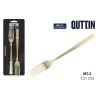 Fork Set Quttin LOUVRE Champagne 21 x 2,4 cm 2 Pieces (12 Units) | ...