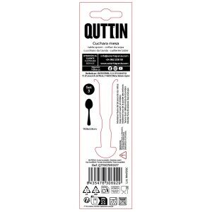 Table spoon Quttin Moma 19,8 x 3,8 cm 3 Pieces (12 Units)