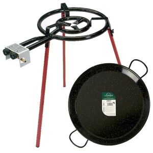 Paella Gasbrenner La Dehesa Ø 46 cm 73 x 12 x 46 cm Satz 4 Stück | ...