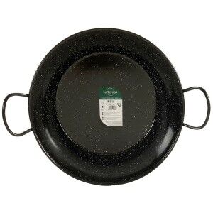 Poêle à Paella La Dehesa Noir Acier émaillé Ø 45 cm 46 x 13,5 x 58 ...