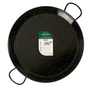 Pan La Dehesa Black Enamelled Steel Ø 50 cm 64 x 6 x 54 cm (4 Units...