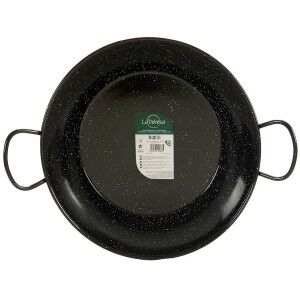 Poêle à Paella La Dehesa Noir Acier émaillé Ø 40 cm (4 Unités) |  P...