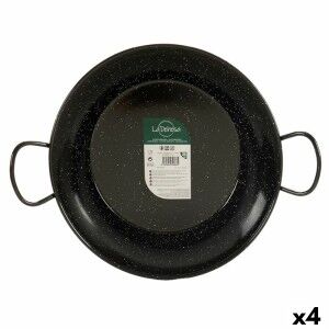 Paella-Pfanne La Dehesa Schwarz Emaillierter Edelstahl Ø 36 cm 48 x...