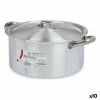 Casserole with lid Kinvara Silver 5 L 33 x 14,5 x 26 cm (10 Units) ...