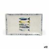 Tray La Mediterránea 25 x 15 x 2 cm (12 Units) |  Plates, platters ...