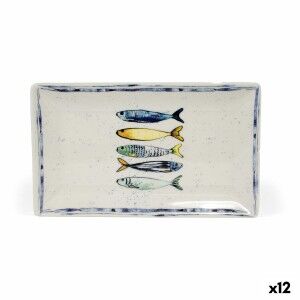 Schale La Mediterránea 25 x 15 x 2 cm (12 Stück) |  Geschirr, Table...