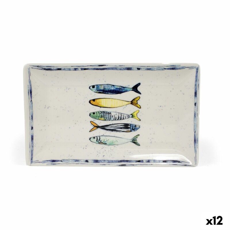 Tray La Mediterránea 25 x 15 x 2 cm (12 Units) | Plates, platters ... Tray La Mediterránea 25 x 15 x 2 cm (12 Units) | Plates, platters ...