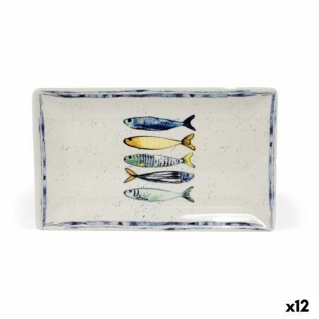 Tray La Mediterránea 25 x 15 x 2 cm (12 Units) |  Plates, platters ...