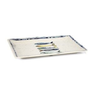 Tray La Mediterránea 25 x 15 x 2 cm (12 Units) |  Plates, platters ...