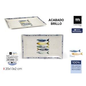 Schale La Mediterránea 20 x 13 x 2 cm (24 Stück) |  Geschirr, Table...